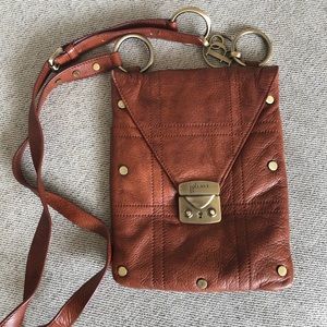 Bolzano Italian Brown Leather Crossbody